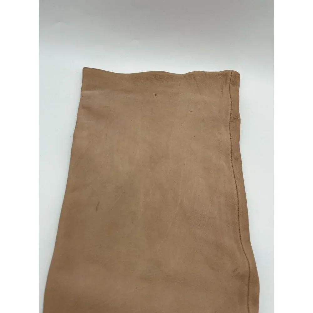 NEW Free People West End Lace Up Over Knee Boot 38 Leather - Picture 9 of 16